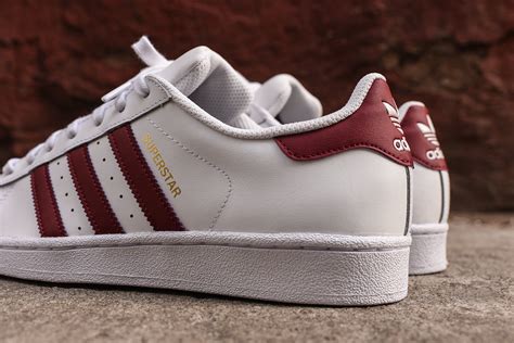 burgundy adidas originals.